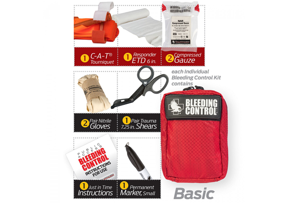 Public Access Individual Bleeding Control Kit - Nylon